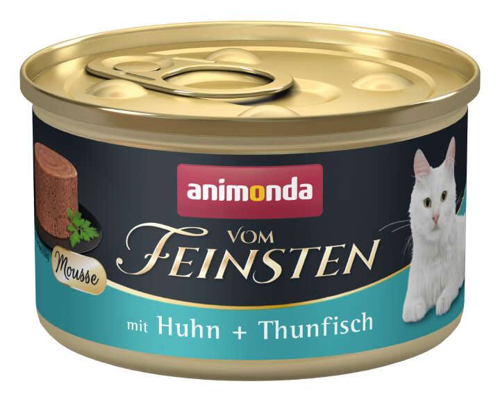 animonda Katzen-Nassfutter Vom Feinsten Adult Huhn+Thunfisch